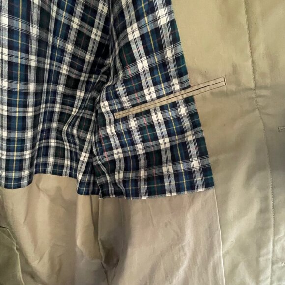 J.Crew Ludlow Trench Coat Mens 42 Long Khaki Water-Resistant Lined - Picture 13 of 15